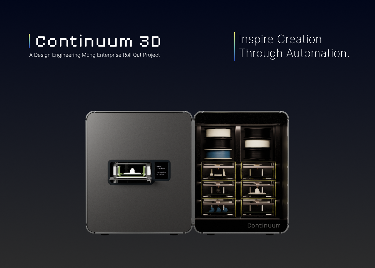 Continuum3D: Better 3D printer spaces
